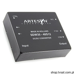 SDW30-48S12 DC-DC 72V to 12V 2.5A THT ARTESYN