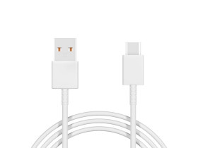 Kabel USB-C wt/wt USB-A 1m biały