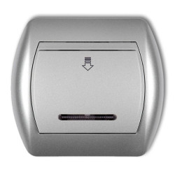 TREND Łącznik hotelowy srebrny metalik 7SH-1