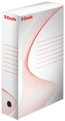 Pudło do archiwizowania, format: A4, papier wielkoformatowy, Biały, Płyta falista, 245 x 80 x 345mm