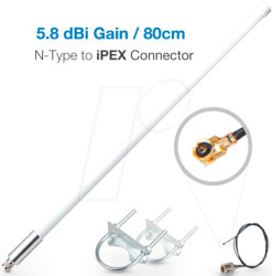 915005 Fiber optic antenna 5.8 dBi LoRaWAN
