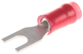 Konektor zaciskowy płaski PIDG Series Izolowane, M3.5, Czerwony 16AWG 1.4mm² 22AWG 0.3mm² TE Connectivity