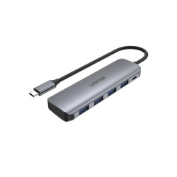 HUB USB-C 4xUSB3.1 UNITEK H1107A microUSB