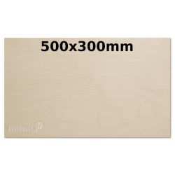 Birch plywood 3mm 300x500