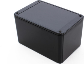 ABS enclosure, (L x W x H) 150 x 100 x 90 mm, black (RAL 9005), IP54, RL6465BK
