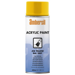 Ambersil 20556-AA Acrylic Paint JCB Yellow RAL 1007 400ml