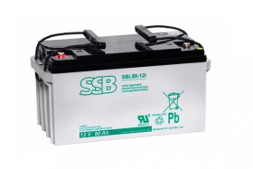 Akumulator VRLA AGM 12V 80Ah (żywotność 10-12lat) SBL80-12i