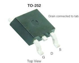 MOSFET P-kanałowy 100 A DPAK (TO-252) 40 V SMD Pojedynczy 107 W 10 mΩ