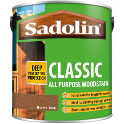 Sadolin 5028480 Classic Wood Protection Burma Teak 2.5 litre