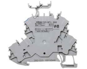 Złączka 2-piętrowa 2,5mm2 L/N szara TOPJOBS 2002-2233 /50szt./