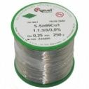 Cyna lutownicza Sn99,3Cu0,7 (1.1.3) 0,7mm/0,25kg