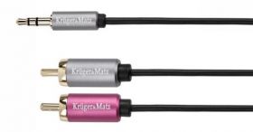 PRZEWOD JACK 2*RCA 1.8M KRUGER BASIC