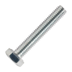 Sealey SS635 HT Setscrew M6 x 35mm 8.8 Zinc DIN 933 Pack of 50
