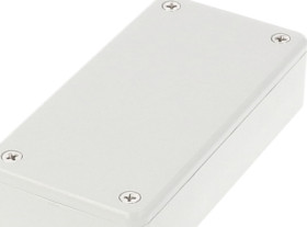 ABS enclosure, (L x W x H) 100 x 50 x 25 mm, light gray (RAL 7035), IP54, 1591AGY