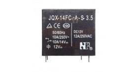 12V SPST PCB relay (JQX-14FC1-A-S-12VDC-3.5) - Ningbo Forward
