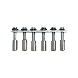 Mostek grzebieniowy MRK 16mm2 z wkrętami 6 polowy, T0-2261-1060156