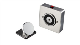 Trzymacz Drzwiowy Naścienny Siła Trzymania 50Kg, Zasilanie 12V / 24V Dc Dh-30