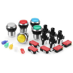 Przycisk ARCADE 33mm. Czerwony