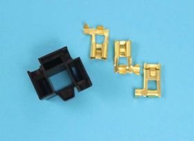 OPRAWKA H-4 AMP KOSTKA+KONEKTORY ZŁOTE