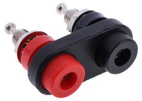 Gniazdo montażowe, rodzaj Żeński, Czarny/czerwony, 15A, 1000V dc