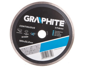 Tarcza diamentowa 180 x 22.2 mm pełna 57H644