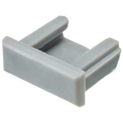 Zaślepka miniLUX12 szara bez otworu