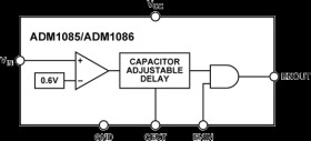 Voltage Sequencer with Active High, Open-Drain Enable Output