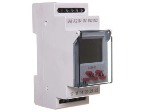 Sterwonik dzwonka szkolnego 2-modułowy 230VAC 16A SDM-10 EXT10000118