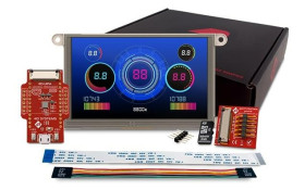 Narzędzie rozwojowe z kategorii „wyświetlacze&#148;, do użytku z: gen4-uLCD-70D-WVA, 7in, wyświetlacz: TFT