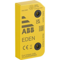 Czujnik magnetyczny zbliżenowy o unikatowym kodzie IP67/69K Eva OSSD 2TLA020046R0900