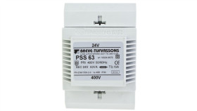 Transformator 1-Fazowy Modułowy Bezpieczeństwa Pss 63 400/ 24V 2,6A, Na Szynę...
