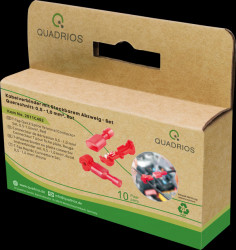 2011C402 Cable connector with plug-in junction - red (0.5 - 1.0 mm²) - 20