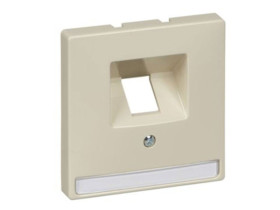 MERTEN D-LIFE Płytka czołowa mechanizmu gniazda RJ45 pojedyncza kremowy MTN291844 SCHNEIDER ELECTRIC
