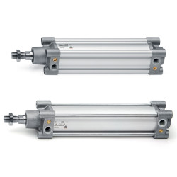 Siłownik pneumatyczny z tłoczyskiem Camozzi 63MP2C032A0125 Ø 32 mm 142 mm 125 mm 63 63MP2C032A0125