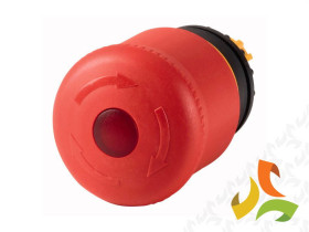 Napęd M22-PVLT przycisku bezpieczeństwa podświetlony, przycisk wyłącznika 263469 EATON-MOELLER