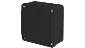 Czarna Puszka Instalacyjna Hermetyczna Elektryczna Czpi.150X150x80