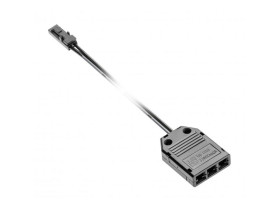 Złączka LED mini AMP do taśmy 3 gniazda z przewodem 2m LZ-AKZ312-10N GTV