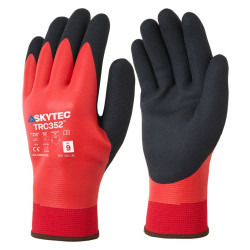 Rękawice robocze rozmiar: 12, XXXL materiał: Poliester pochodzący z recyklingu zastosowanie: General Purpose, Waterproof