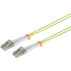 FO patch cable, LC duplex to LC duplex, 2 m, OM5, multimode 50/125 µm, BYB-5-98F1002