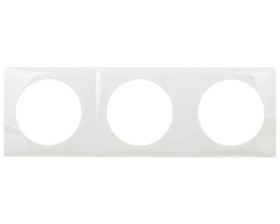 Integro Ramka potrójna pozioma/pionowa biała 918192519