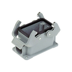 Harting 09 30 006 1251 Han&#xAE; 6 B Base SM Housing Side Entry Pg 16 Aluminium