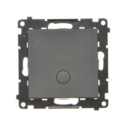 SIMON55 czarny TW1L.01/149 Łącznik poj. podświetl.