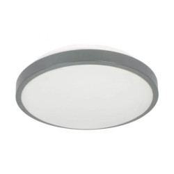 SELENE plafon 2xE27, max. 2x60W, czujnik mikrofalowy, IP54, szary,CL/2XE27-10MV/G