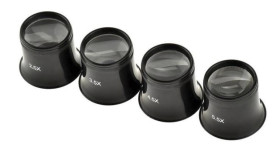 Szkło powiększające powiększenie 2.5X Zestaw lup średnica 25.4mm