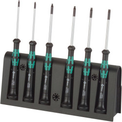 Wera 05118154001 2067/6BO Kraftform Micro Torx Security Screwdrivers, 6-Pce Set