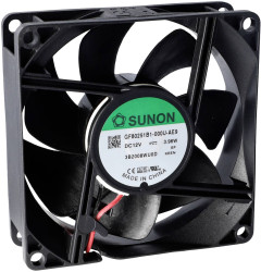 Sunon GF80251B1-000U-AE9 Wentylator osiowy 12 V/DC 101.91 m³/h (D x S x W) 25 x 80 x 80 mm