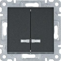 Lumina Łącznik kontrolny seryjny/świecznikowy czarny WL0243