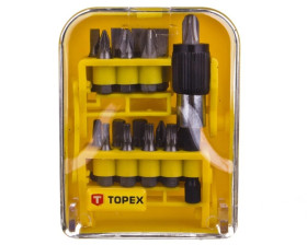 Końcówki wkrętakowe z uchwytem 39D363 /zestaw 18 szt./