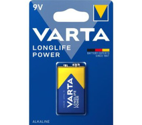 OUTLET bateria alkaliczna Varta Longlife Power 6LR61/9V 4922 (High Energy)