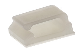 Zacisk kablowy Samoprzylepny 9.5 x 12.7 x 6.4mm materiał: Nylon 66 Naturalny mocowanie siedzenia